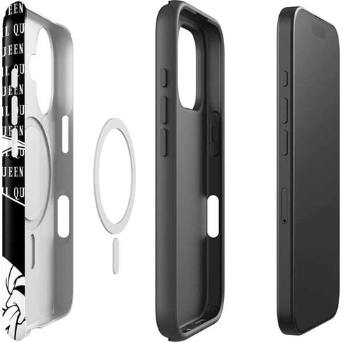 Disney Villains Evil Queen Black and White iPhone 16 Plus Magsafe Impact Case